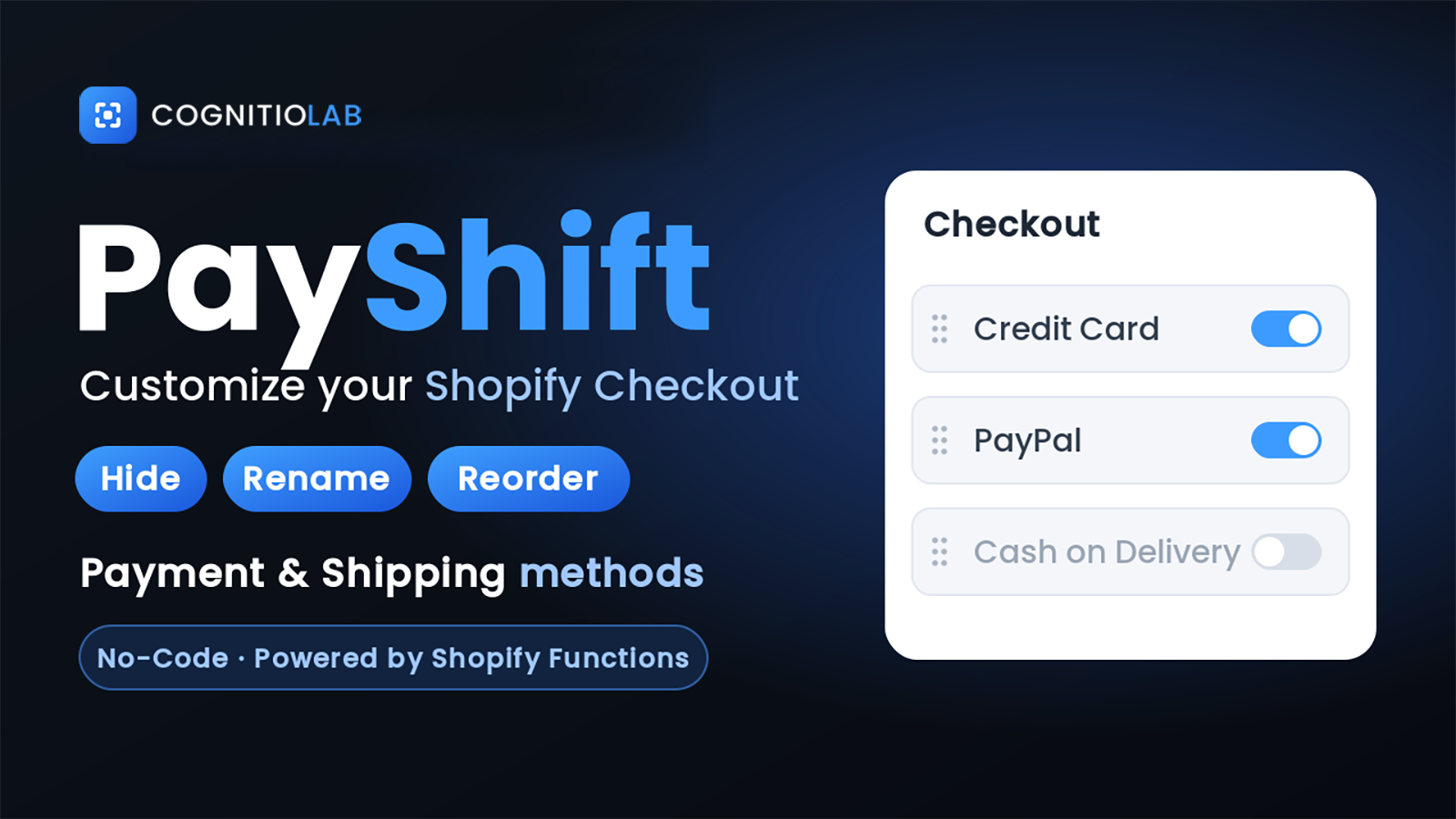 PayShift — customize your Shopify checkout