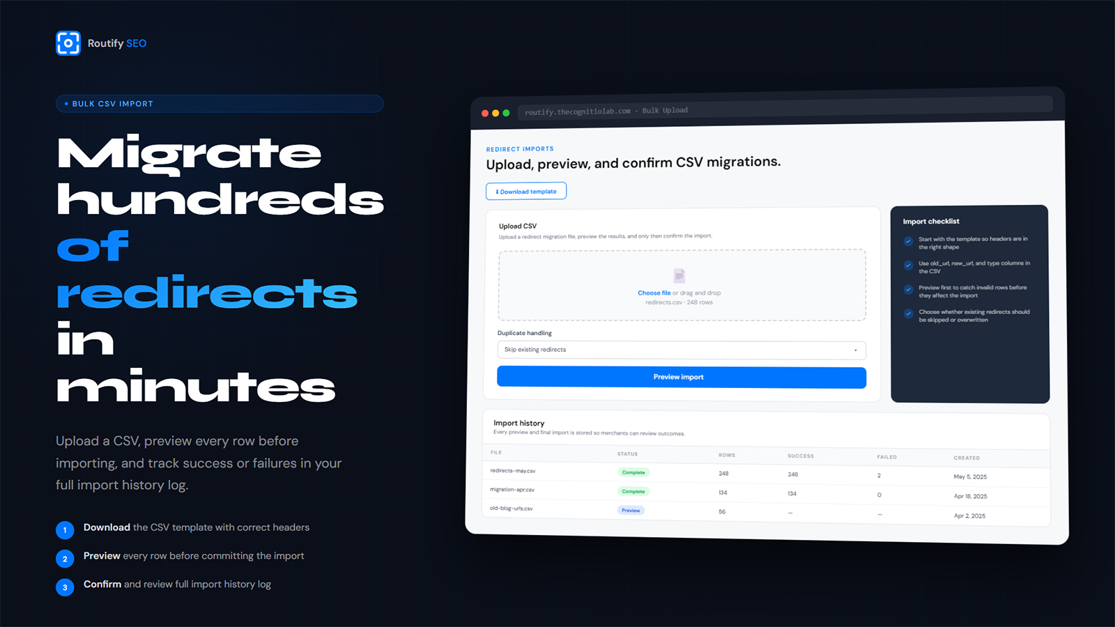 Routify broken link finder